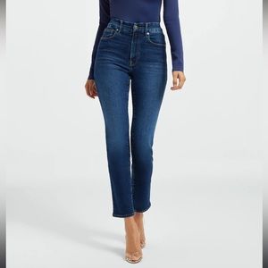 Good American good legs cigarette jeans
